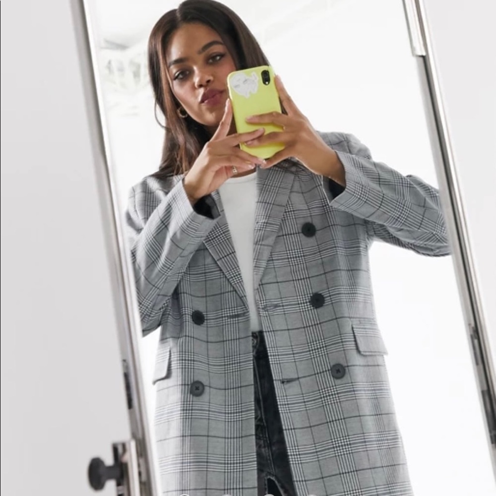 Stradivarius double breasted blazer